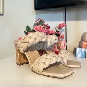 Nicole Miller Braided Heels